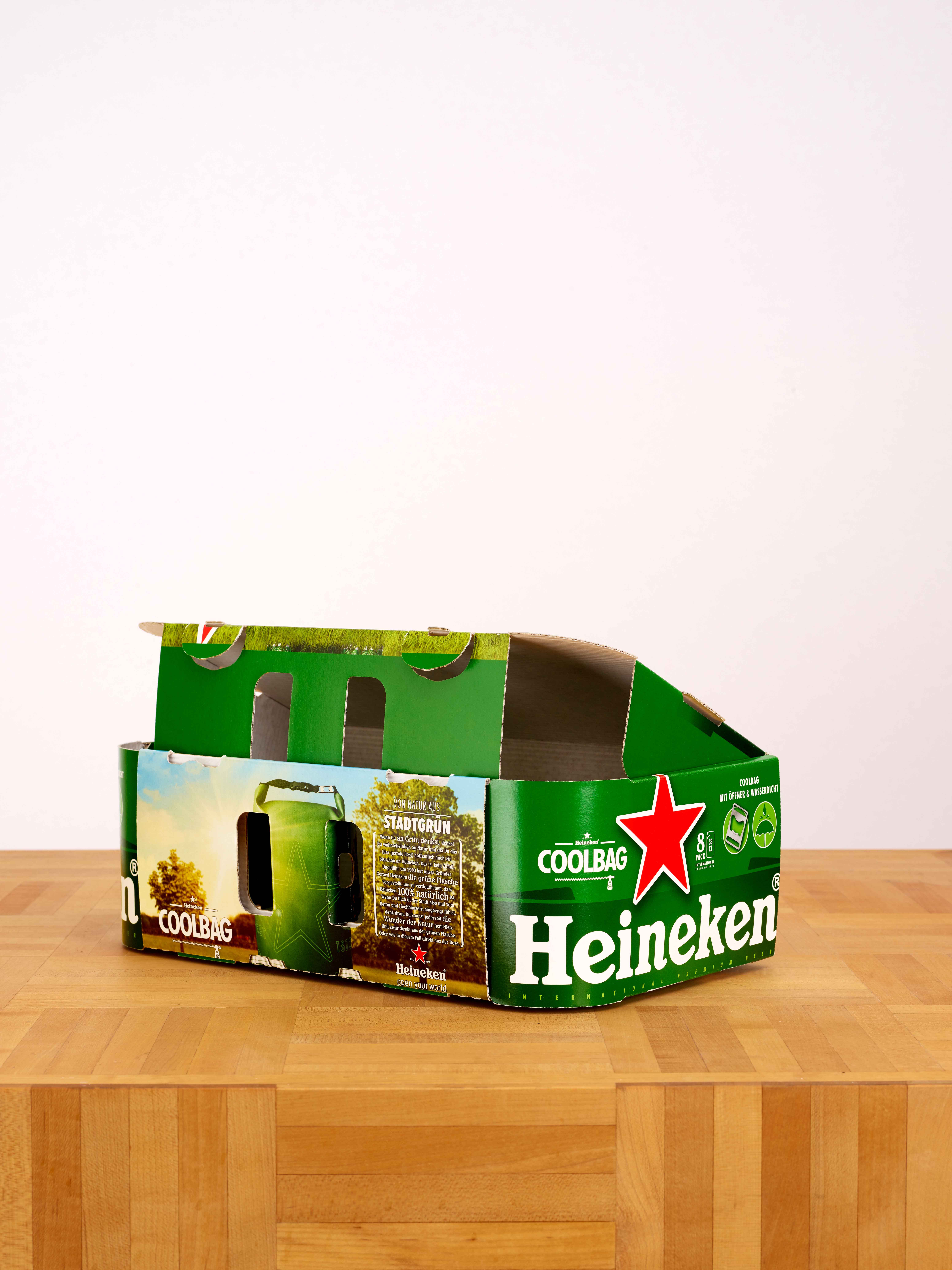 Getränkeverpackung Heineken von Brohl Wellpappe Mayen