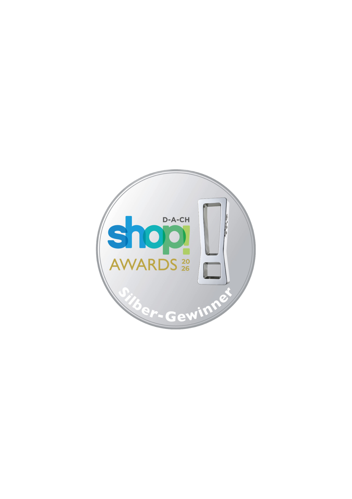 Shop Dach Award 2026 Siegel Auszeichnung Silber